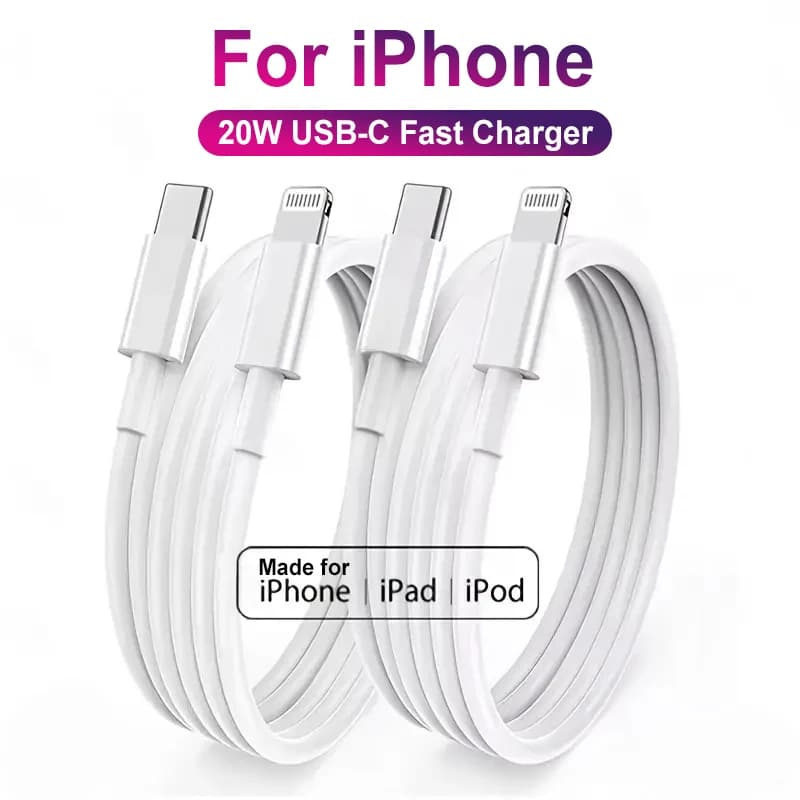 MFi certification LAIHONEN 1pc 2pcs Type C To Lightning Cable Fast Charging Suitable for iPhone 13 charger USB Type C suitable