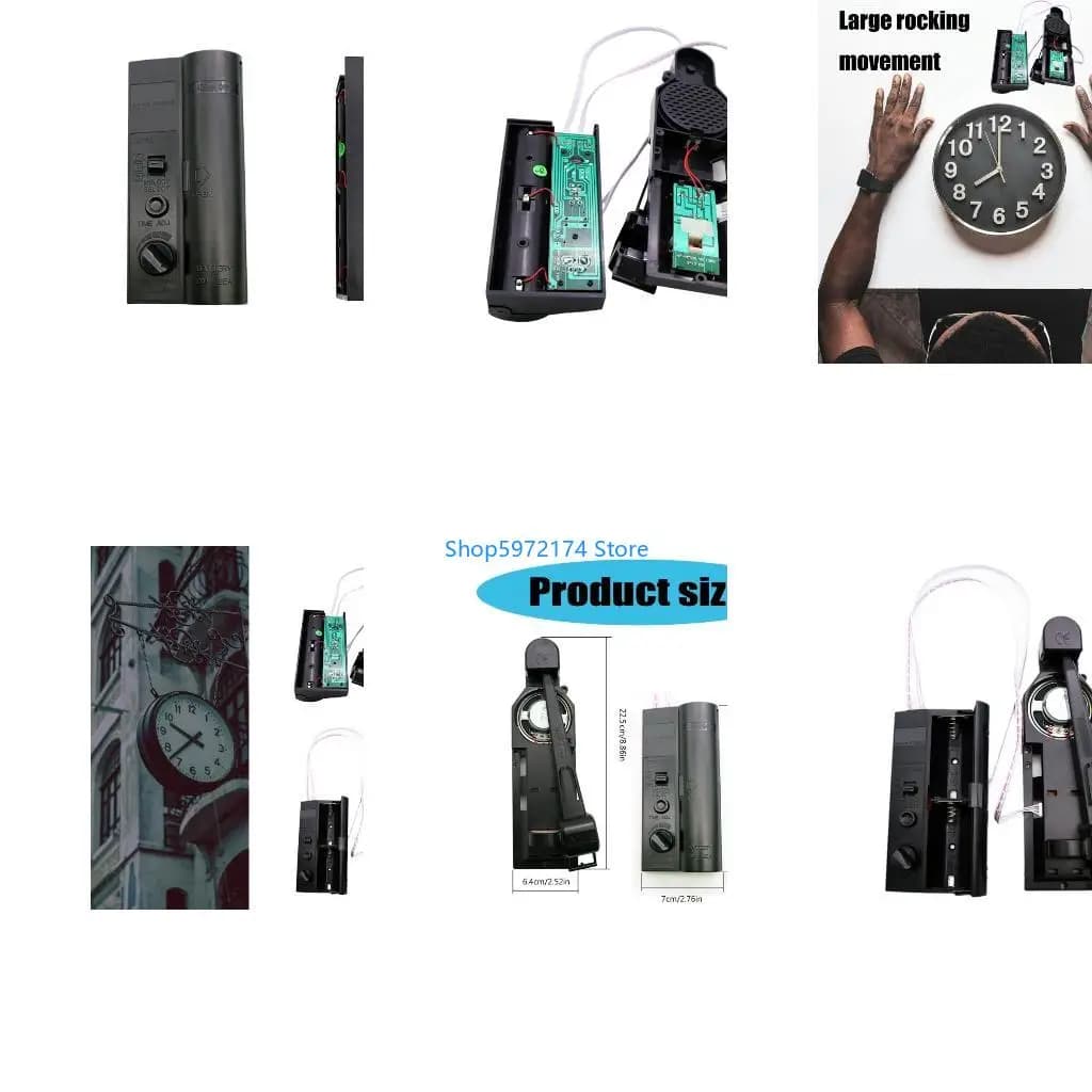 Y3NB Pendulum Clock Movement Mechanism Repair Part Replacement Kits Battery Operated Chimes Music Box Wall Clock Movement Set