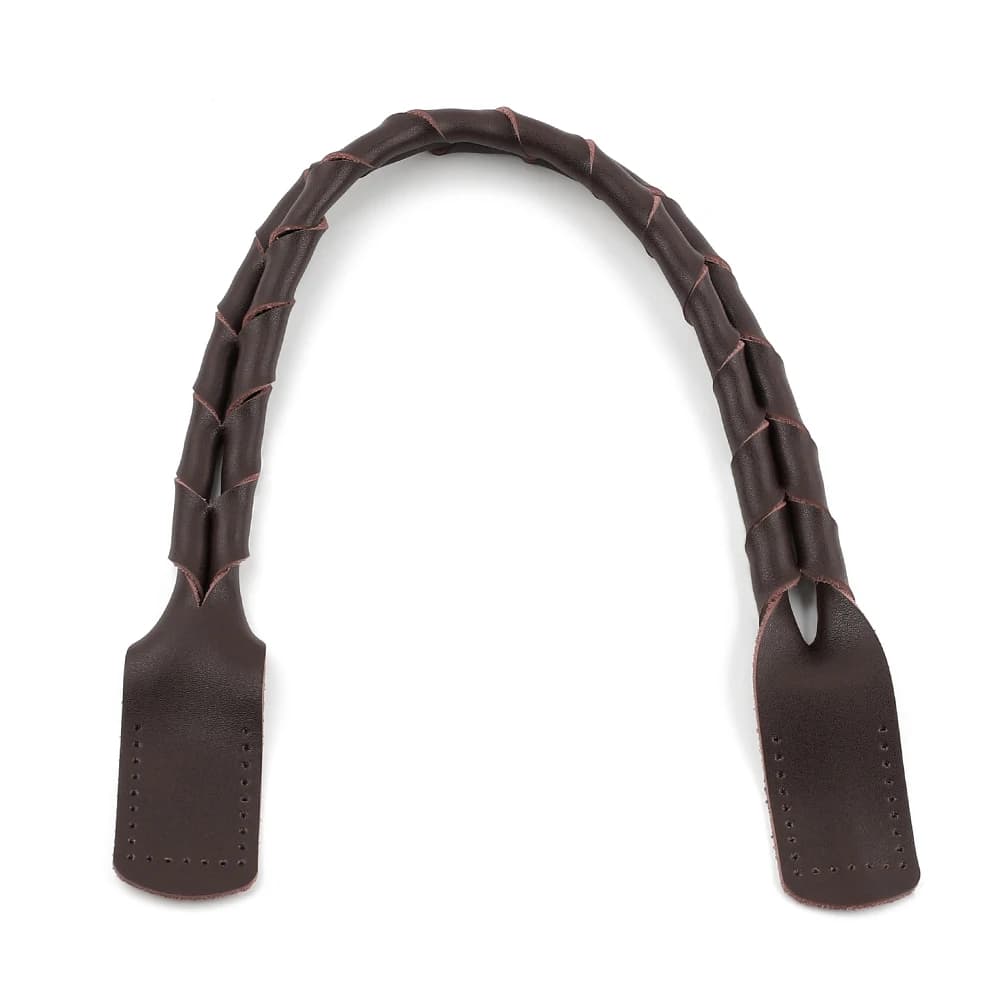 2 pezzi robusto cinturino in vera pelle intrecciata per pochette e borsette da donna Accessorio per borsa da cintura elegante e alla moda