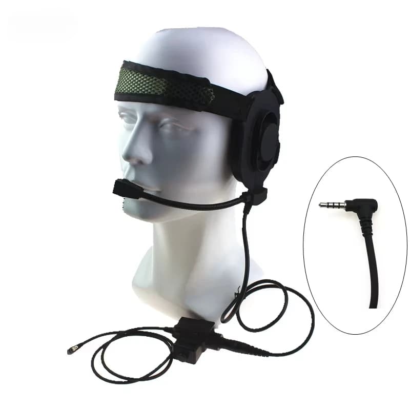 Auricolare tattico per radio Bowman Elite II con PTT stile U94 per radio Walkie Talkie Yaesu Vertex VX-3R VX-110 FT-10R