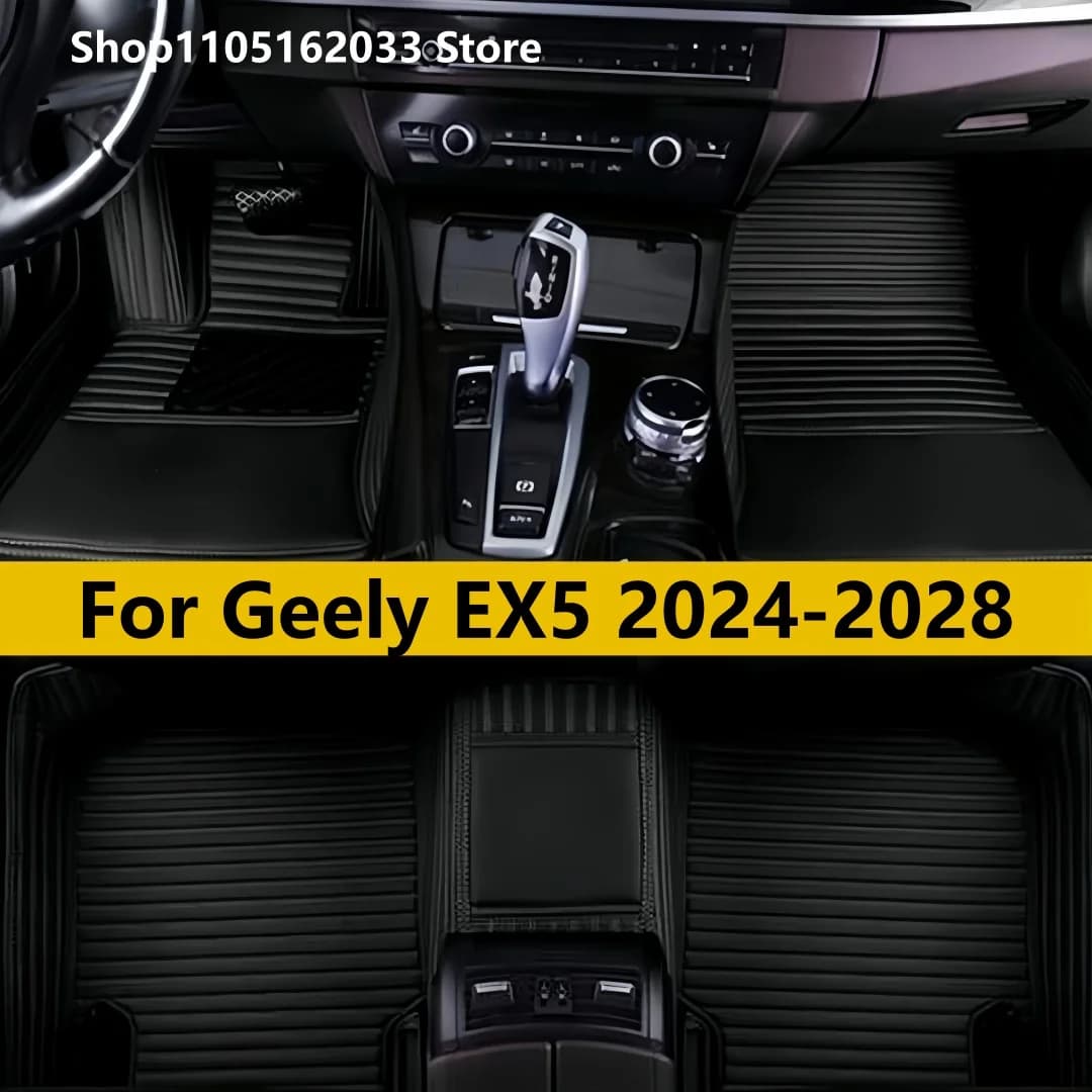 Tappetini per auto adatti per Geely EX5 Galaxy E5 2024 2025 2026 2027 2028 Accessori auto Tappetino antiscivolo impermeabile in pelle