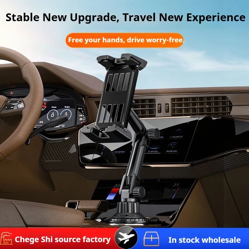 Cross-border Car Mobile Phone Holder Central Control Water Cup Position Navigation Tablet Universal Seat Front Co-pilot Bracket