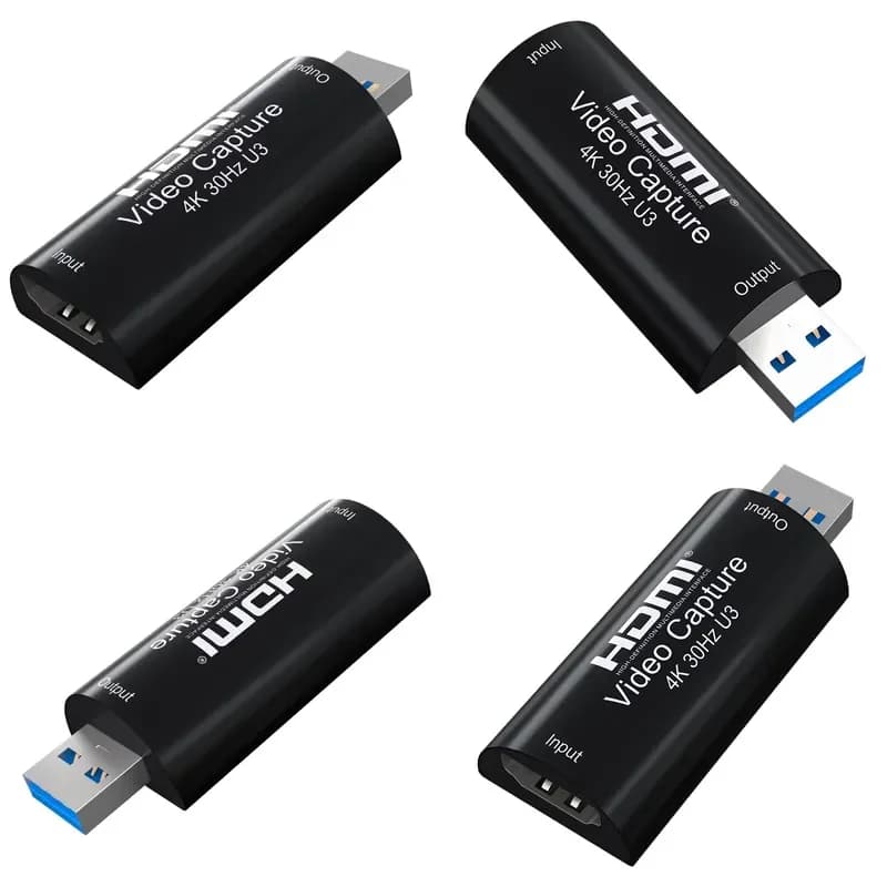 Sofly Audio Video Capture Cards To Usb 3.0 Hd 4K 30Hz Video Capture Usb For Gaming Live Streaming Video