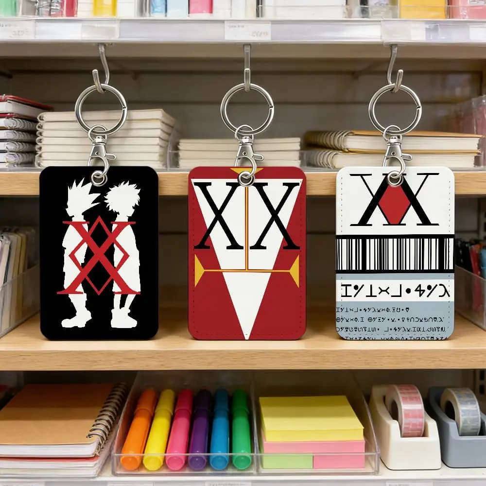 Cinghia Anime Hunter x Hunter per Carte, Portachiavi da Palestra, Portachiavi Fai da Te, Cordino da Appendere, Accessori Regalo