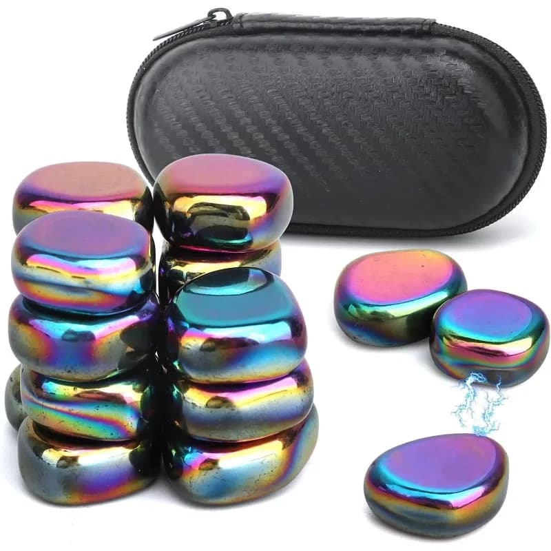 Pietre magnetiche per scacchi Lucide colorate Lodestone Blocco magnetico multifunzionale Allevia lo stress Magneti per l'intrattenimento Frigo