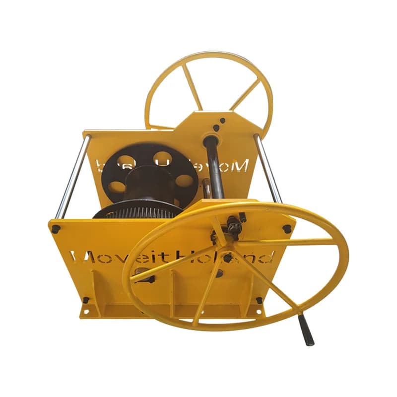 10T Manual Mooring Winch Hand Operated Marine Capstan Large Tonnage Steel Wire Rope Hoist For Dock Ship Lifting And Berthing Use