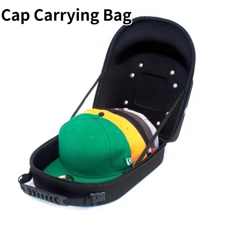 Custodia Protettiva Rigida Portatile per Cappelli da Viaggio, Borsa per il Trasporto di Cappelli da Baseball e Berretti