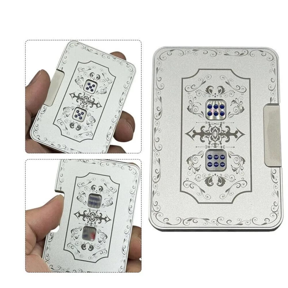 Dadi meccanici creativi in acciaio inossidabile Sollievo dallo stress Sollievo dall'ansia Dadi meccanici Agitarsi Giocattolo Dadi meccanici Spinner