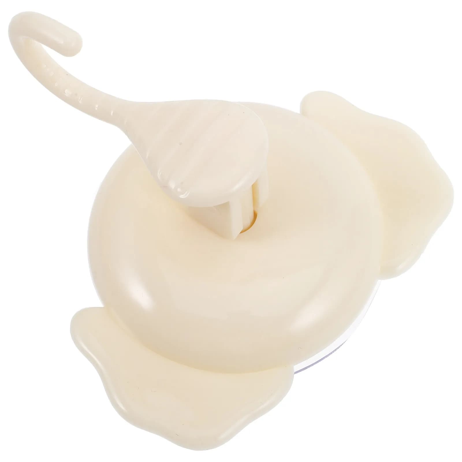 Elephant Plastic Suction Cup Hook Cute Heavy Duty Bath Towel Hanger Wall Organizer Kitchen Bathroom Glass Yellow