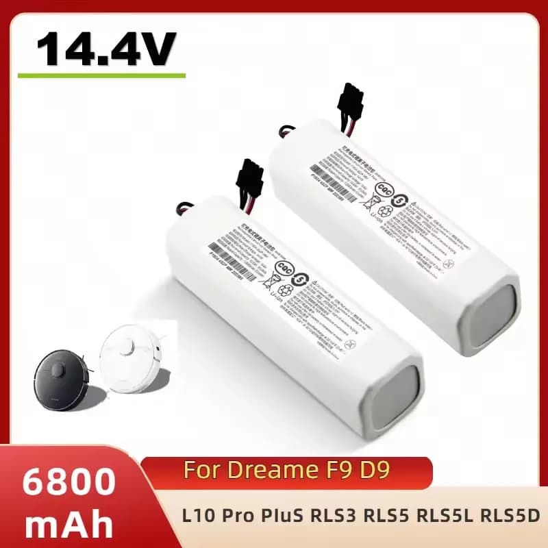 P2008-4S2P-MMBK P2150-4S2P-XWDLS 14.4V Replacement Battery For Xiaomi Mijia Vacuum Cleaner 1T Dreame S10 D9 F9 L10Pro L10Plus