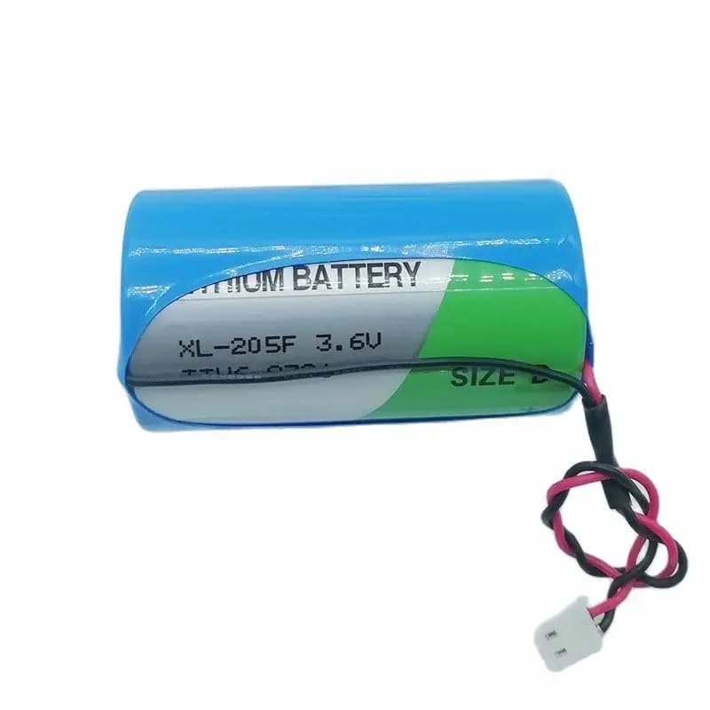 1 piece XL-205F 3.6 V type D with intelligent water meter battery with plug