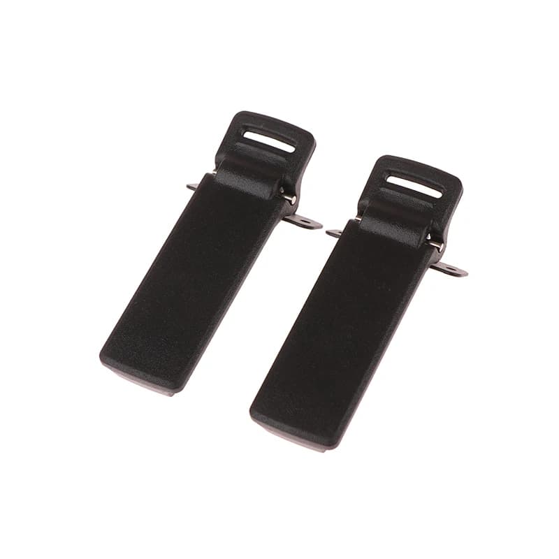 Coppia di clip da cintura di ricambio per ricambi walkie-talkie Baofeng radio bidirezionale UV5R