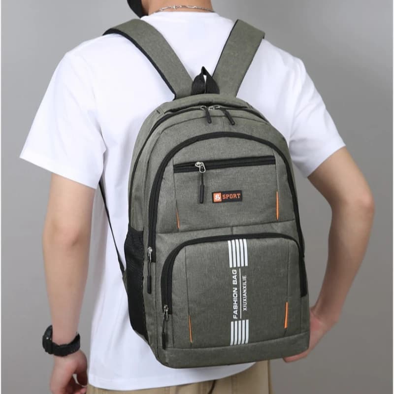 Zaino da Viaggio per il Tempo Libero, Nuovo Zaino per Pendolari, Leggero con Multi-Tasche, Zaino da Uomo