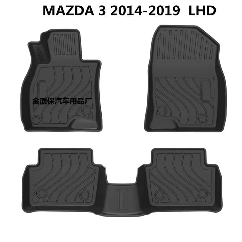 Use for 14-19 Mazda 3 custom car mats Car mat for all seasons suitable for Mazda 3 waterproof luggage mat Mazda 3 car mats