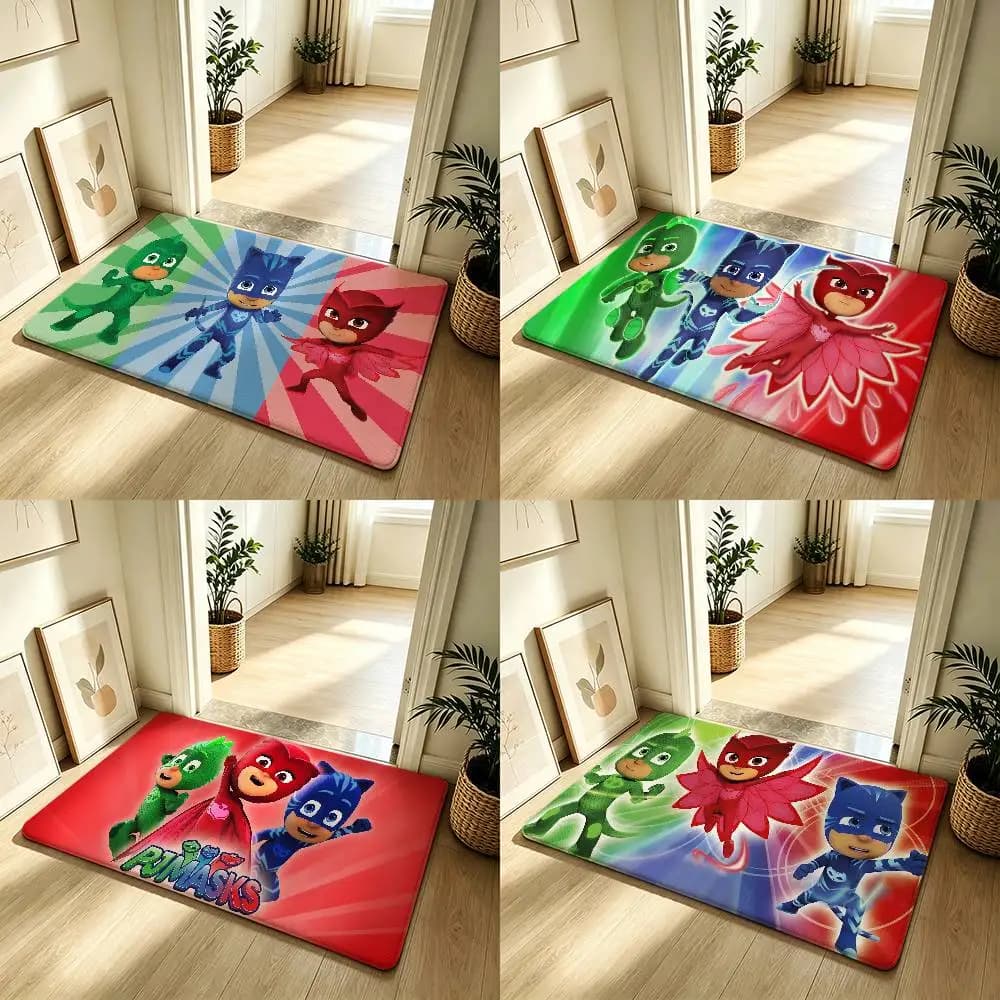 Cartoon H-PJ-M-Masks Cute Carpet Bathroom Anti-slip Mat Door Mat Home Decoration Mat Entrance Door Mat Scratch-resistant Mat