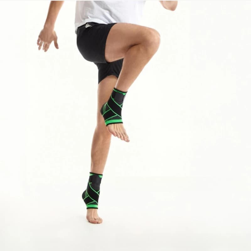 1pc Ankle Support Brace Pain Support Double Wrap Pressurized Support for Basketball, Badminton, Hiking, Running Sports Safety
