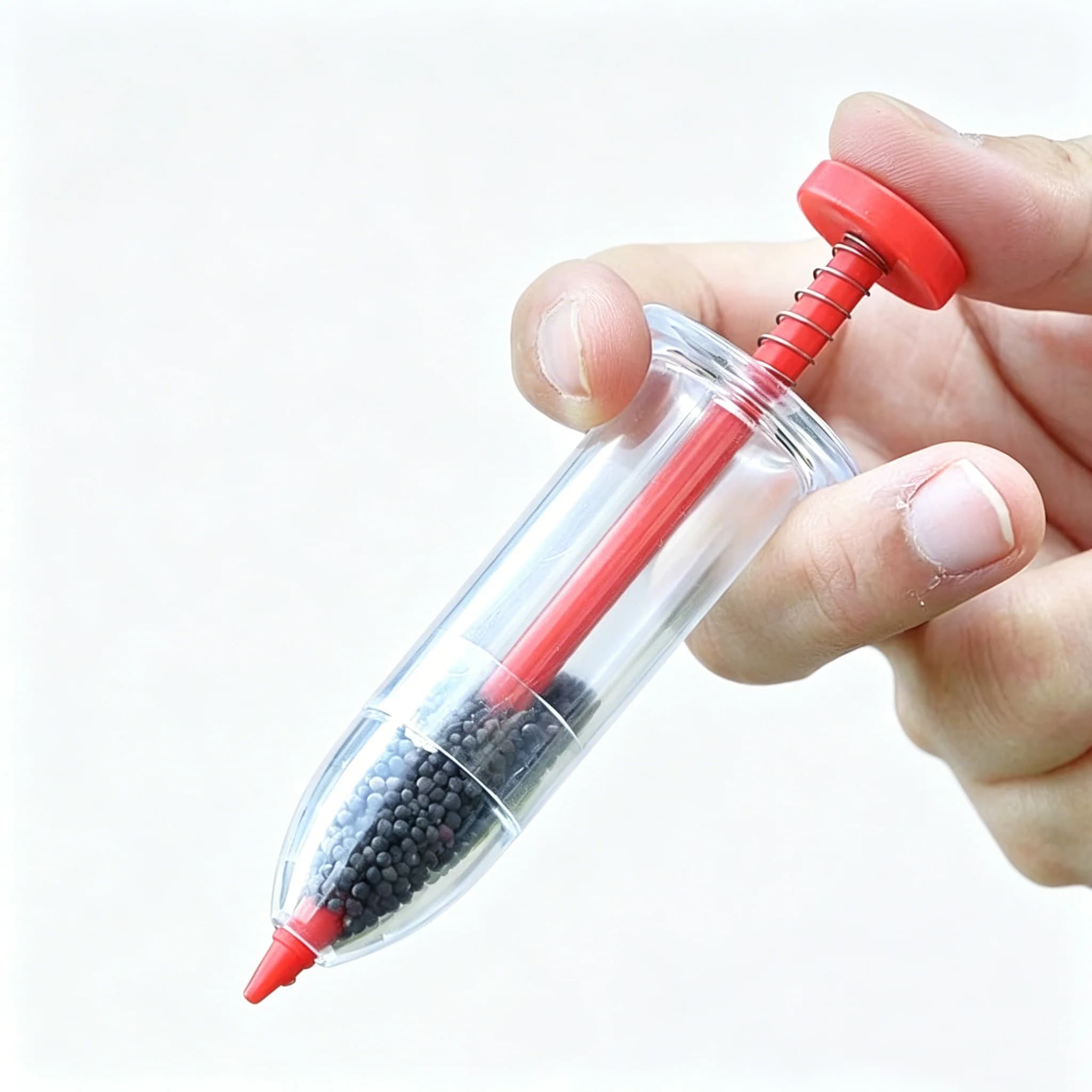 Mini Seminatrice Manual for Garden, Seed Instrument for Spring and Vegetable Flowers, Dispenser for Light and Compact Syringes