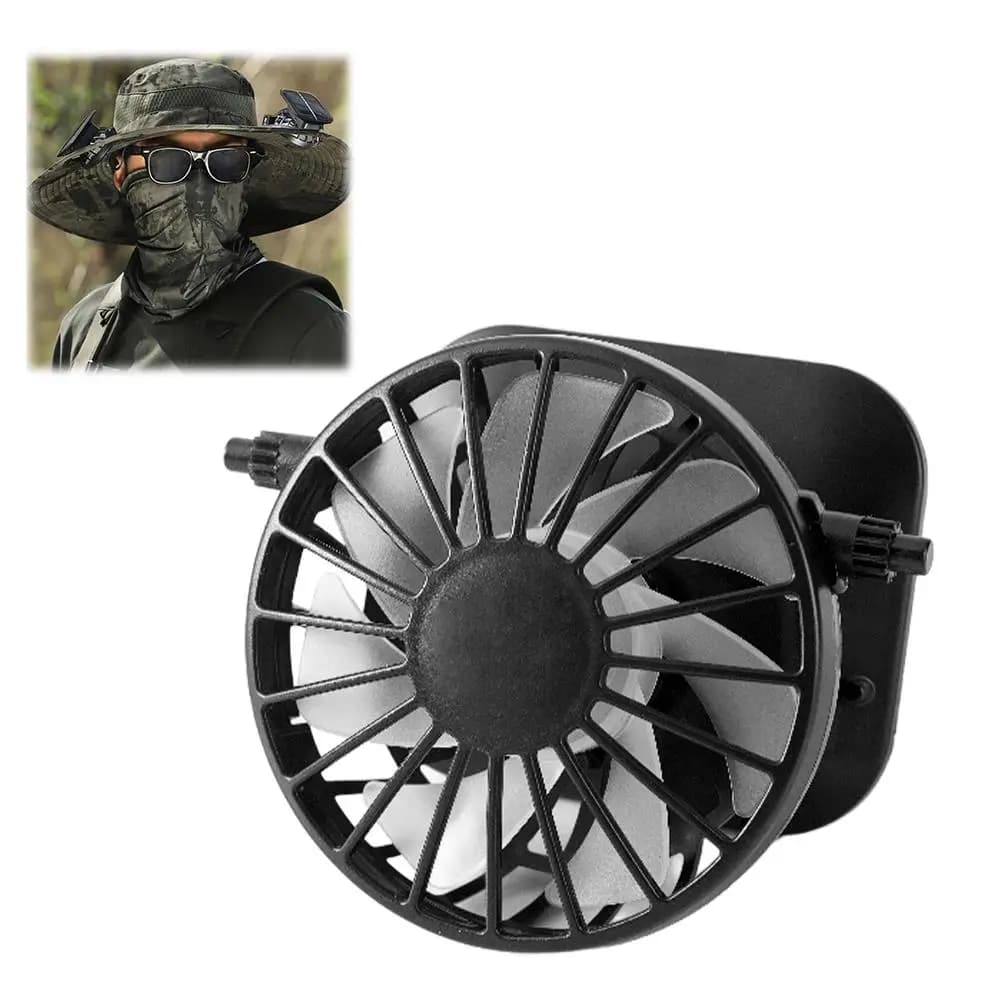 Ventilatore ad energia solare con staffa regolabile Design impermeabile ultra silenzioso per cortile esterno Terrazza Risparmio energetico Nessun cablaggio