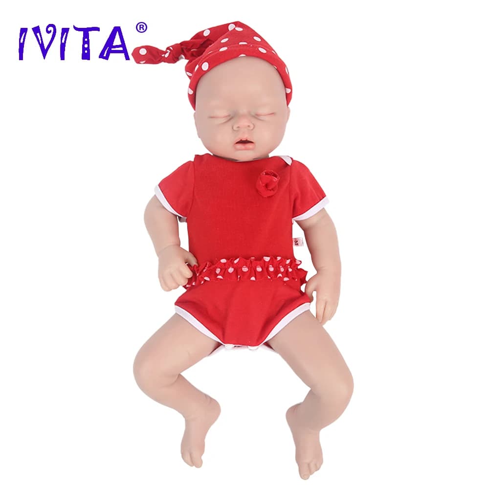 IVITA WG1553 20.86 pollici 100% Silicone Reborn Baby Doll Bambole morbide Non verniciato Ragazza Realistica Bambino con vestiti per bambini Giocattoli