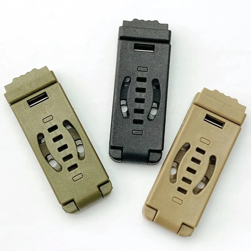 KYDEX Sheath Waist Clip EDC Belt Buckle Holster Camping Utility Accessory