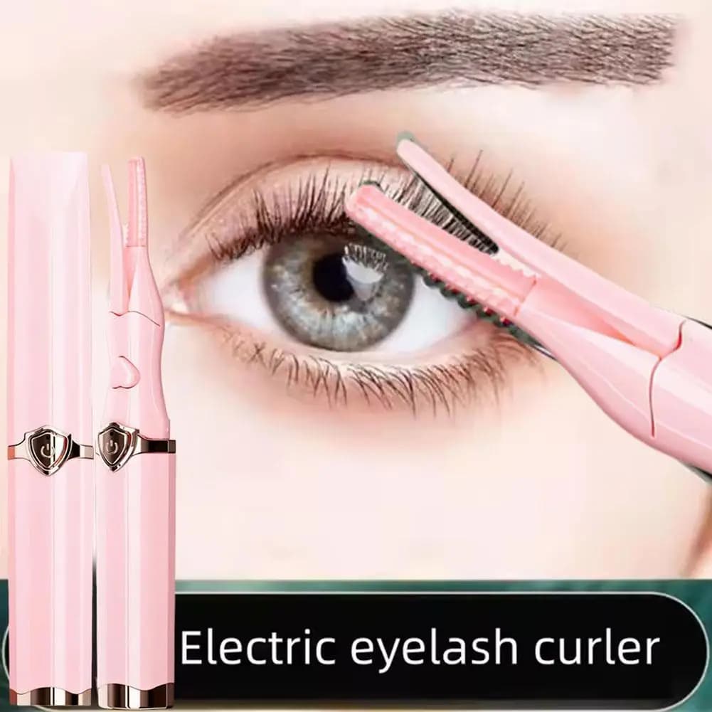 Quick Heating Electric Folder, Long-Term Eyelash comb, Professional Heated Brush for Make-up
