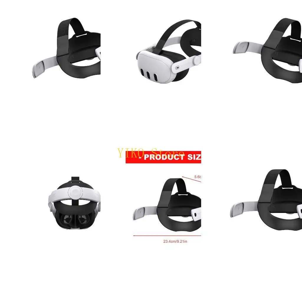 K32C Universal Headset Accessory with Rotatable Buckles Ergonomic Head Support Gaming Spare Part for Consoles 3 3S