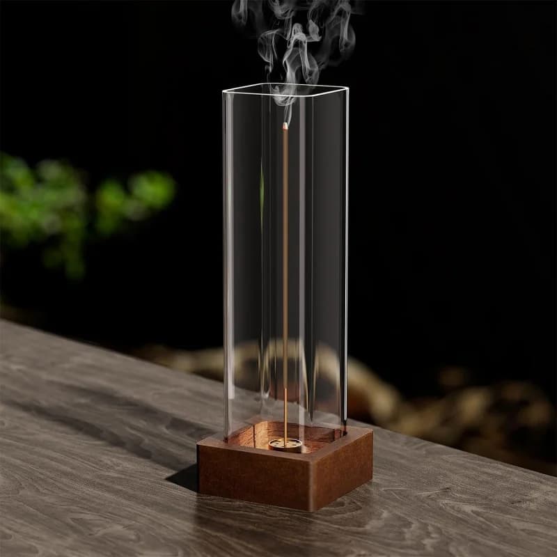 Chinese Style Hanging Incense Burner with Buddha Hand Shape for Home Indoor Incense Sticks Coil Incense Holder Aromatherapy Deco