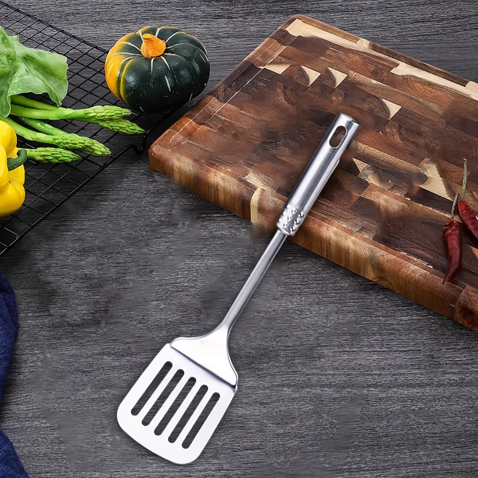 1PC Utensili da cucina in acciaio inossidabile Cucina domestica Pale da cucina Pale per friggere