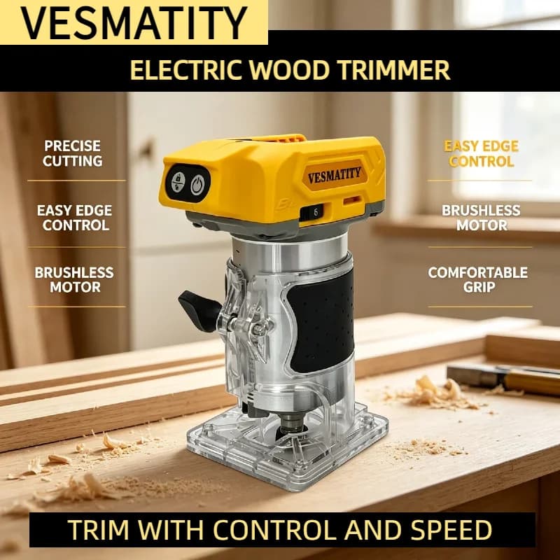 Vesmatity Multifunctional Power Tools Cord-less Brush-less Angle Grinder Cutter Electric Wrench Polisher Air Pump Heat Gun Max