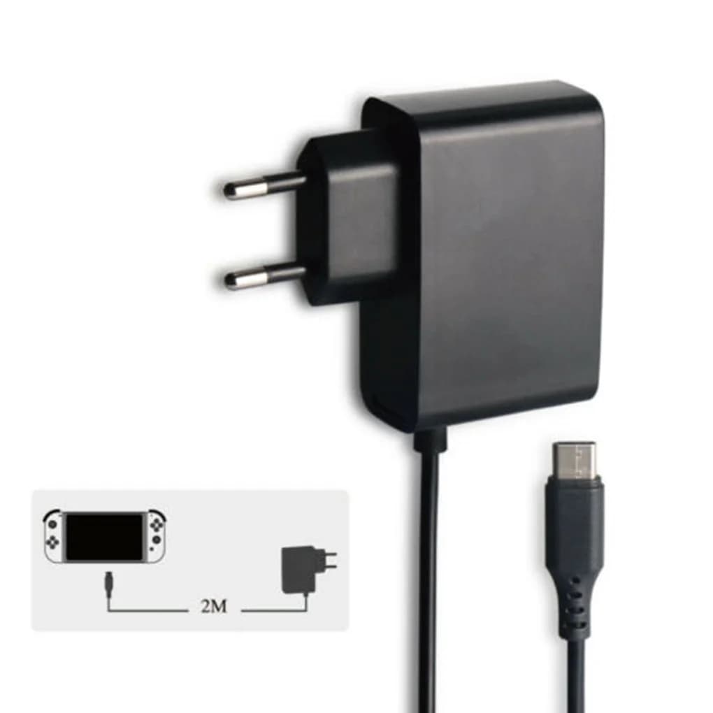Sostituzione per Nintend Switch 5v-2 4A Adattatore CA Base Caricatore Adattatore di alimentazione di ricarica Accessori Spina UE/USA