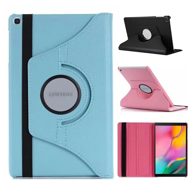 Custodia tablet girevole a 360 gradi per Samsung Galaxy Tab S6 Lite T290 T510 T560 T720 A7 Lite T220 A8 X200 A9 Plus A8 X200 Cover in pelle