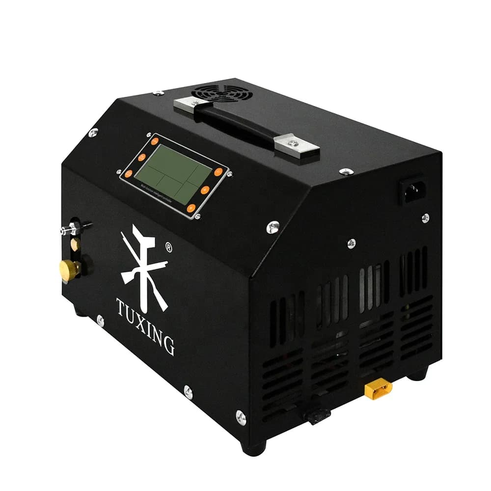 Compressore d'Aria PCP Portatile 12V ad Alta Pressione 300bar 4500psi con Schermo LCD per Paintball, Snorkeling e Auto - Prezzo di Fabbrica