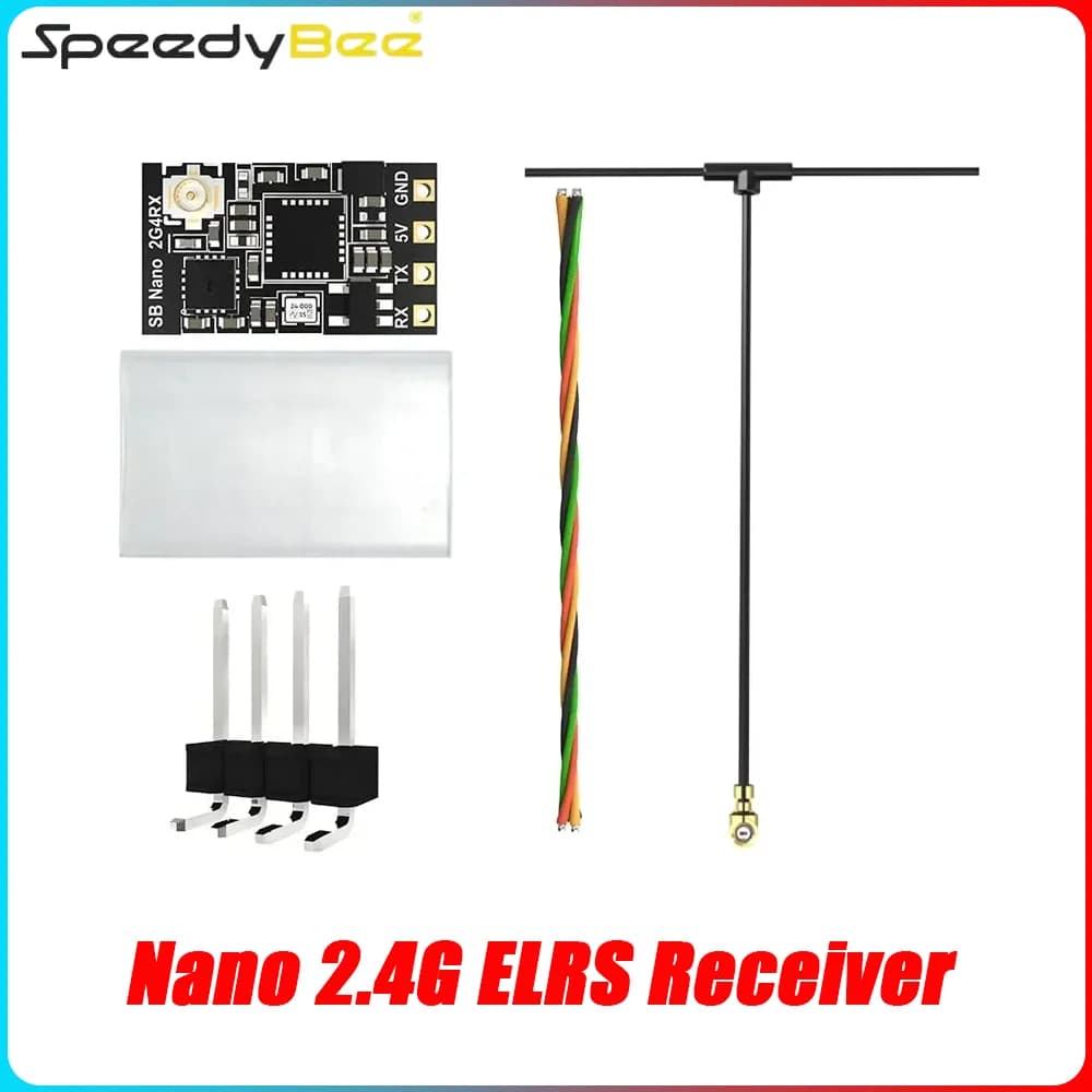 SpeedyBee Nano 2.4G ExpressLRS ELRS Ricevitore per droni FPV Freestyle a lungo raggio Parti fai da te