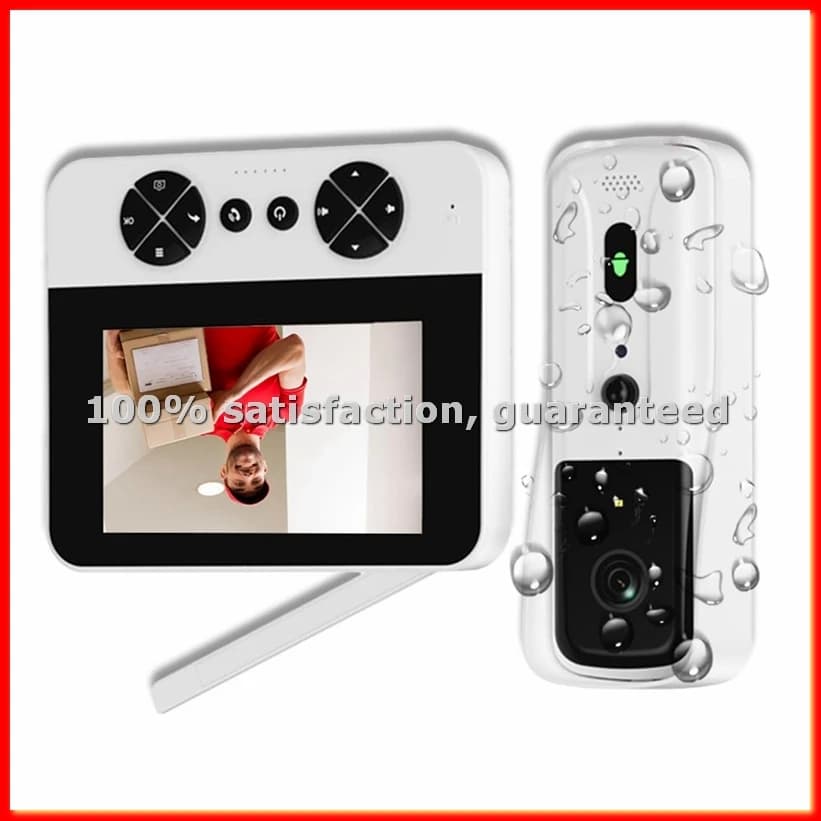 Videocitofono Senza WiFi/App, Audio Bidirezionale, Rilevamento Movimento PIR - A63M