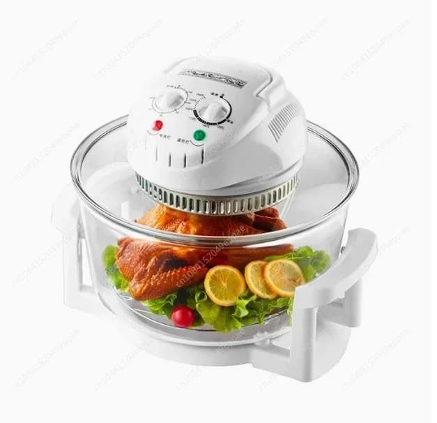 Friggitrice ad aria per forno Lightwave completamente automatica da 12 litri Friggitrice elettrica per uso domestico AH-D11 Friggitrice ad aria da 1200 W Elettrodomestici