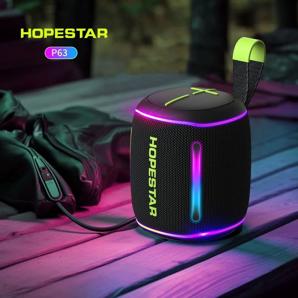 IPX6 Mini Bluetooth Speaker 10W Stereo Audio with RGB Rhythm Light Support TWS TF USB for Bike Camping Backyard Pool Shower