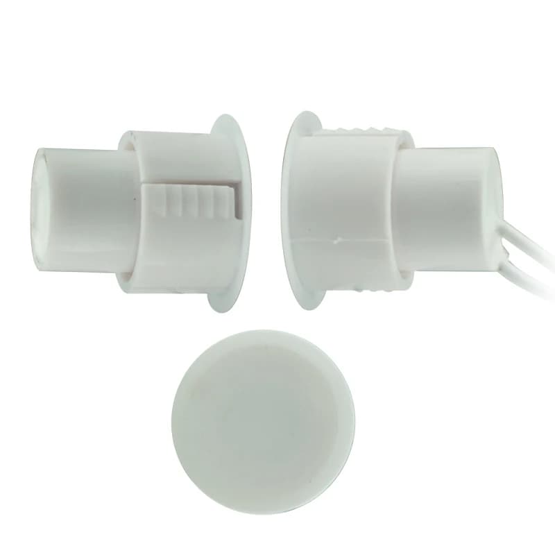 Sensore porta interruttore Reed magnetico cablato Mini N0/NC per il monitoraggio dello stato sistema di allarme contatti finestra a soffitto