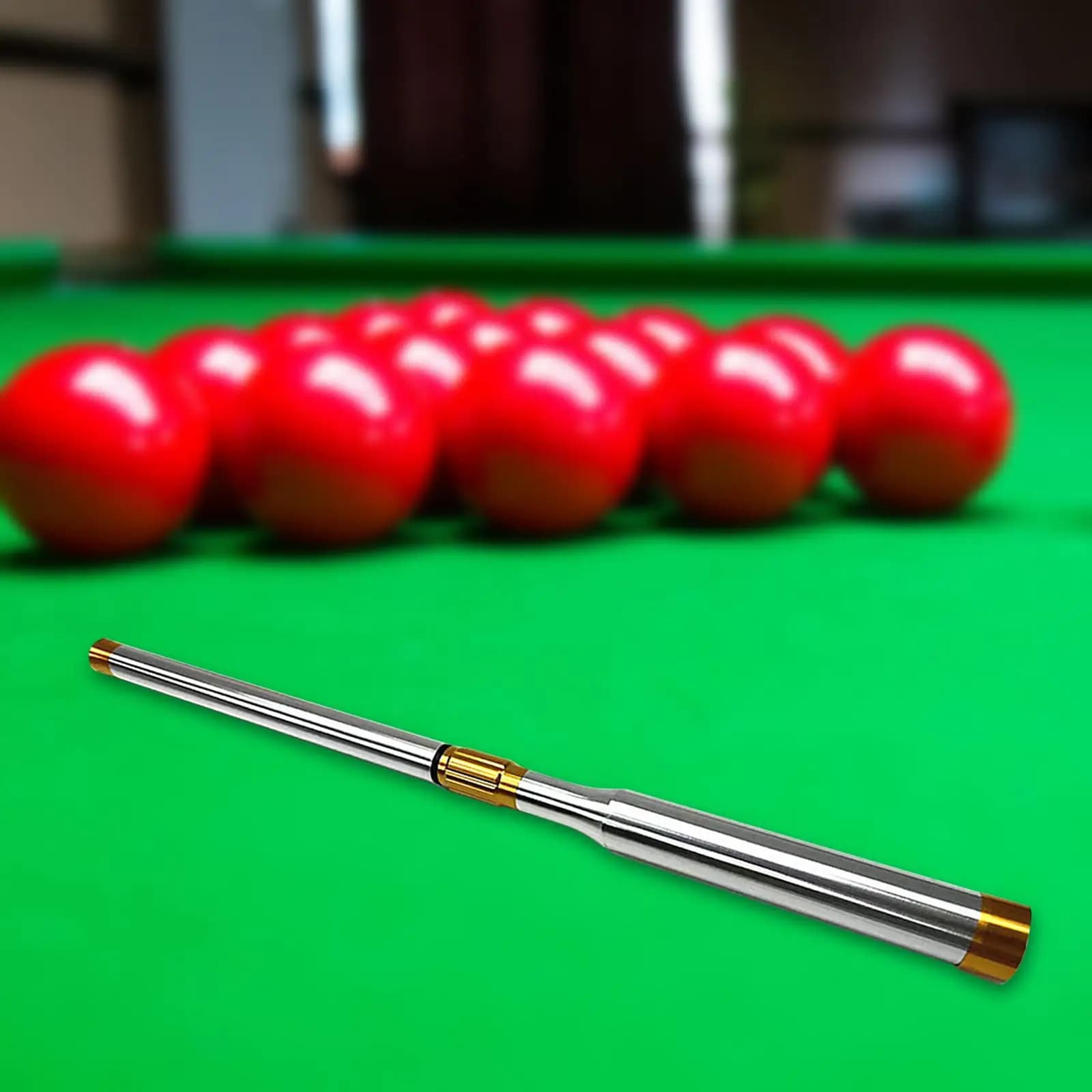 Pool Cue Extension Telescopic Aluminum Alloy Extender High Strength Billiard Accessories Portable for Snooker and Pool