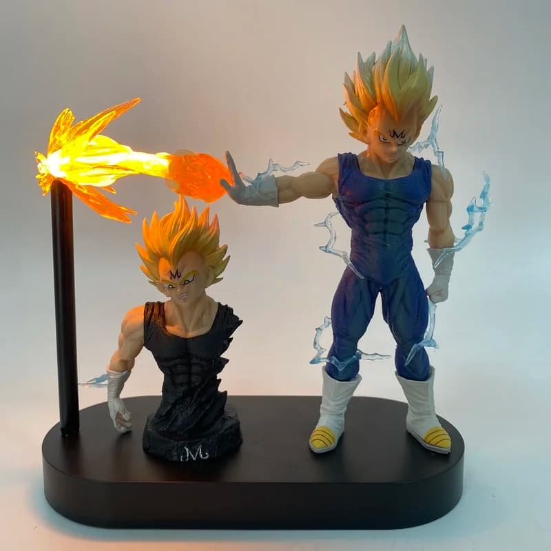 Statuetta da Collezione di Vegeta Super Saiyan Demoniaco di Dragon Ball, Modello in Serie Resonance con Effetto Luminoso