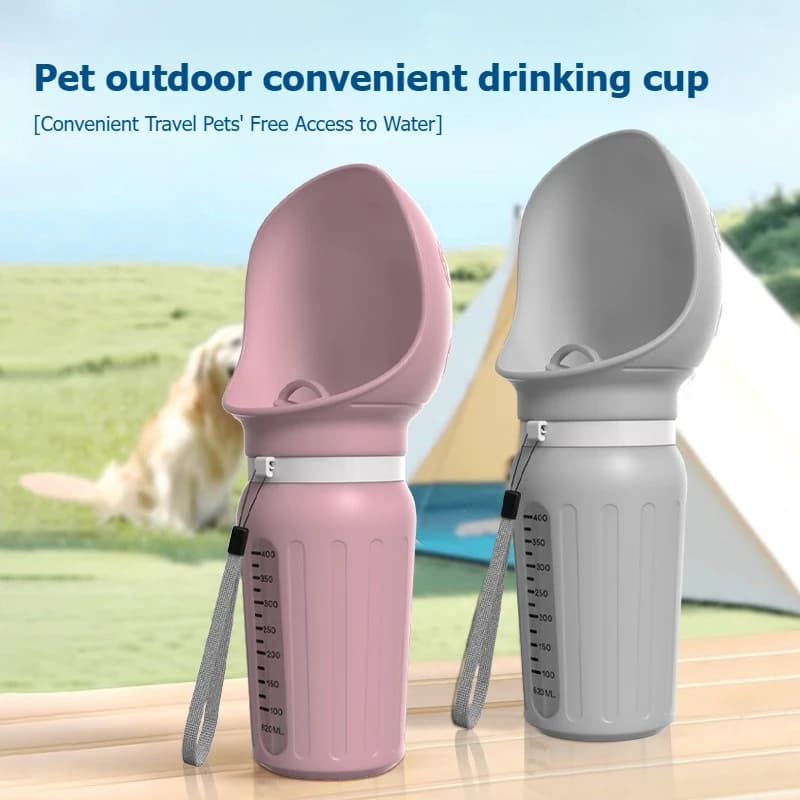 Cross-border best-selling food-grade silicone pet drinking cup dog outdoor water cup for travel portable cup for outdoor trips