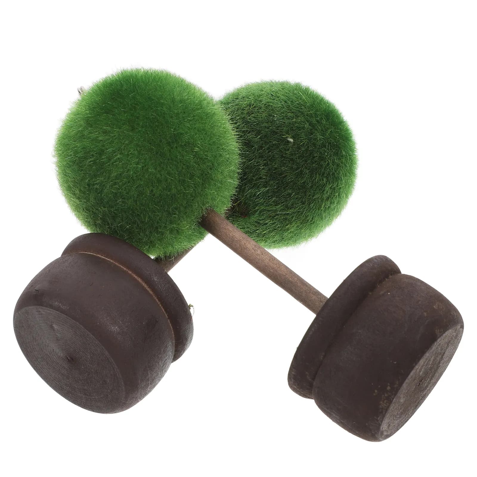 2 Pezzi Portacarte da Tavolo a Forma di Palla con Pianta Verde Finta, Mini Supporti per Foto, Clip per Segnaposto per Matrimoni, Compleanni, Cene, Memo e Note