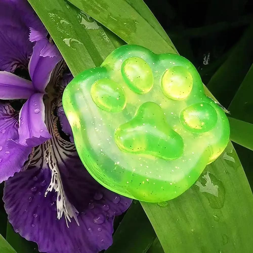Kawaii antistress Fidget Toy Ice Block Cat Paw Squeeze Toy Mini Fish Ice Cube Toys bomboniere