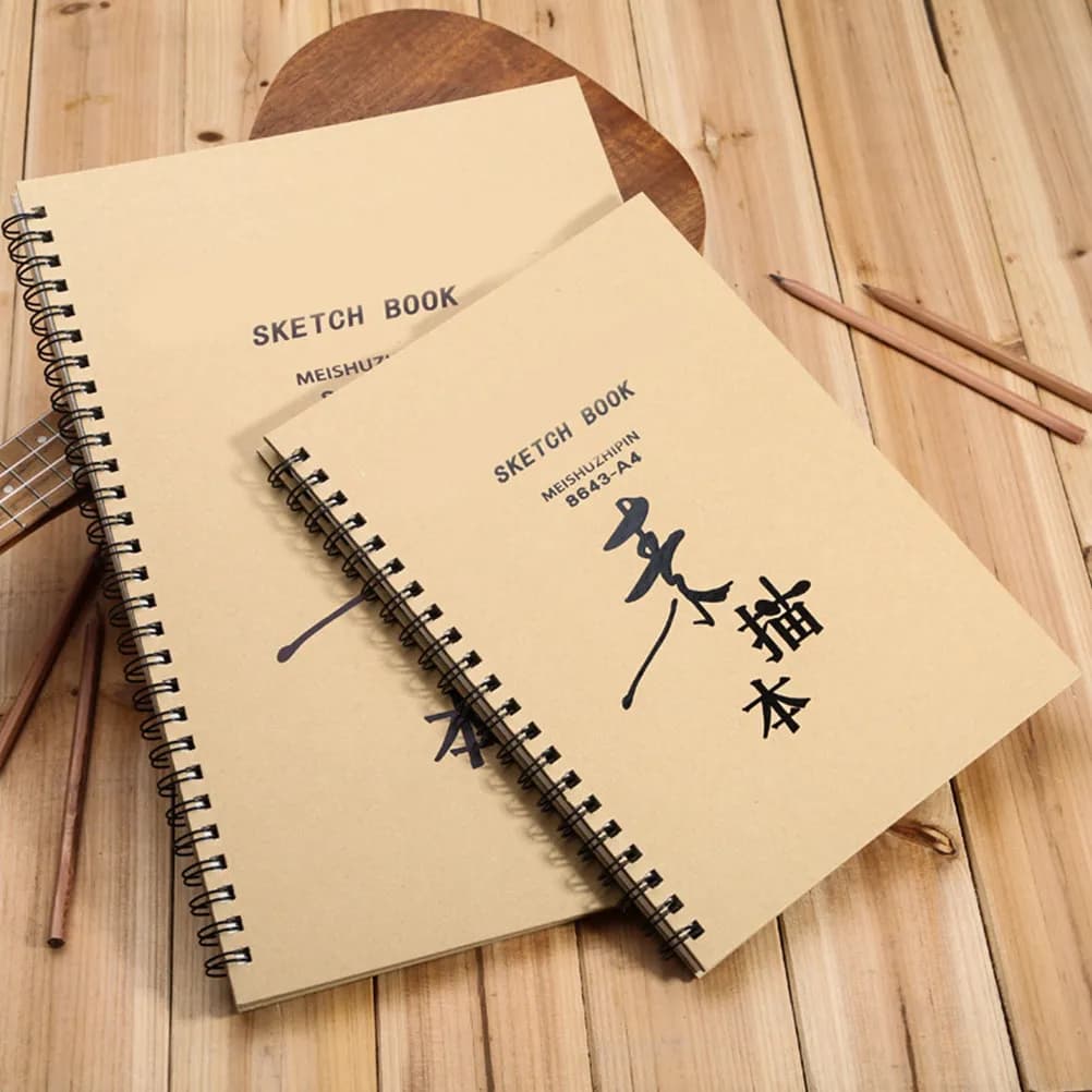 2Pcs Sketch Book High Paper Painting Notebook Student Portable Drawing Book Creative Design Painting Notebook