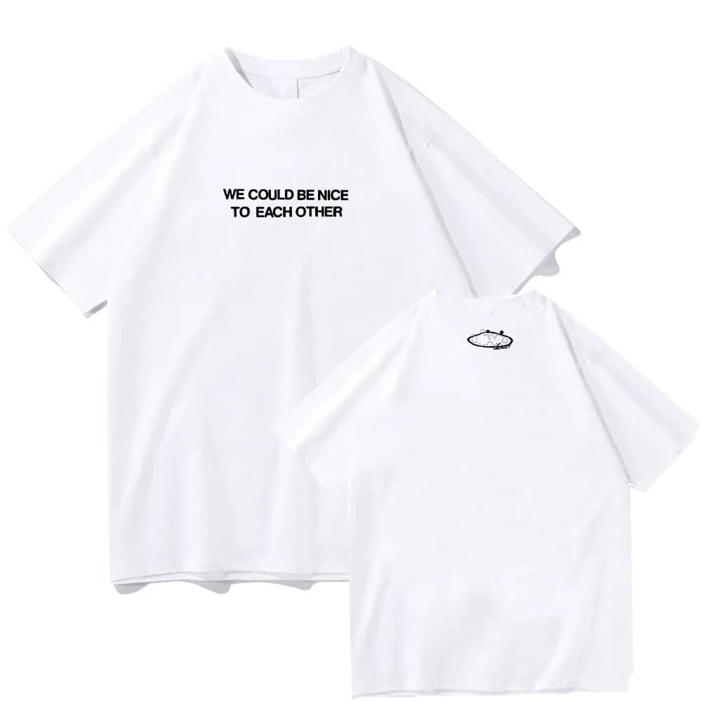 Olivia Dean Nice To Each Other Tee Magliette grafiche Maglietta femminile in cotone a maniche corte Abbigliamento stampato Donna Uomo Magliette girocollo