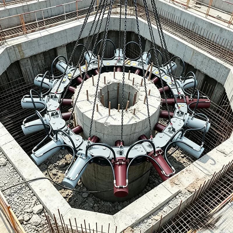 Heavy Duty Pile Cropper Hydraulic Concrete Pile Breaking Machine Foundation Pile Head Removal Equipment
