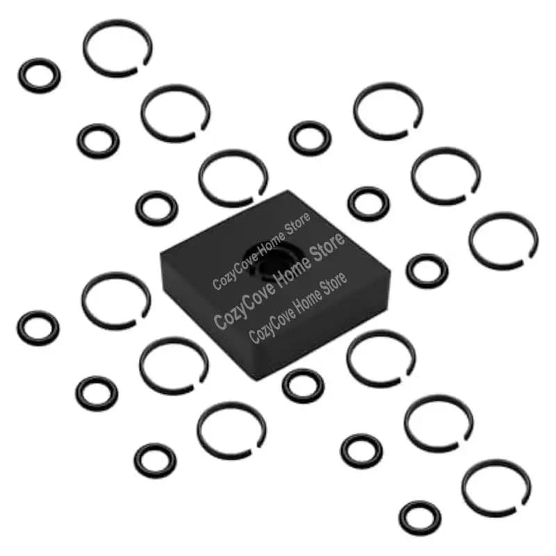 Anello di fissaggio per impatto con clip per anello di fissaggio per impatto da 3/8 pollici per chiave a percussione di tipo elettrico/pneumatico, strumento per incudine incluso-A27R