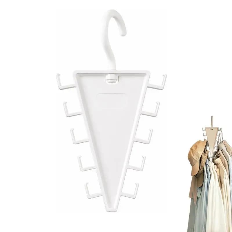 V-Shape Multi Hook Closet Hanger Organizer 12 Hooks Space Saving Wardrobe Clothes Hanger For Storage Efficiency