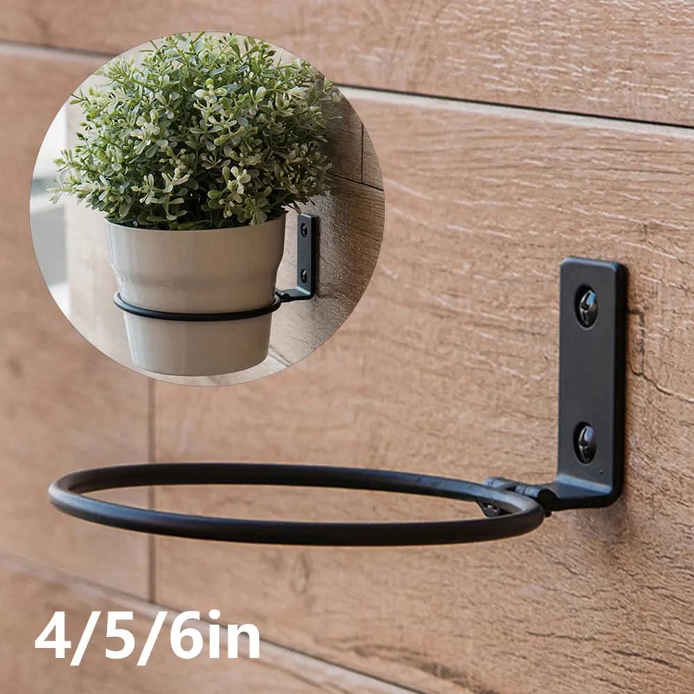 Trays for flower pots Door rings for wall jars Hooks for metal planter Hooks Wall bracket Garden Plant holders