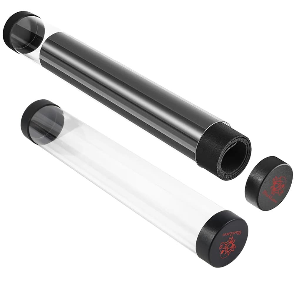 Cylindrical Playmat Tube for YGO Playmat MGT playmat DTCG playmat Will Not Roll off Surface,Games Pad Canister