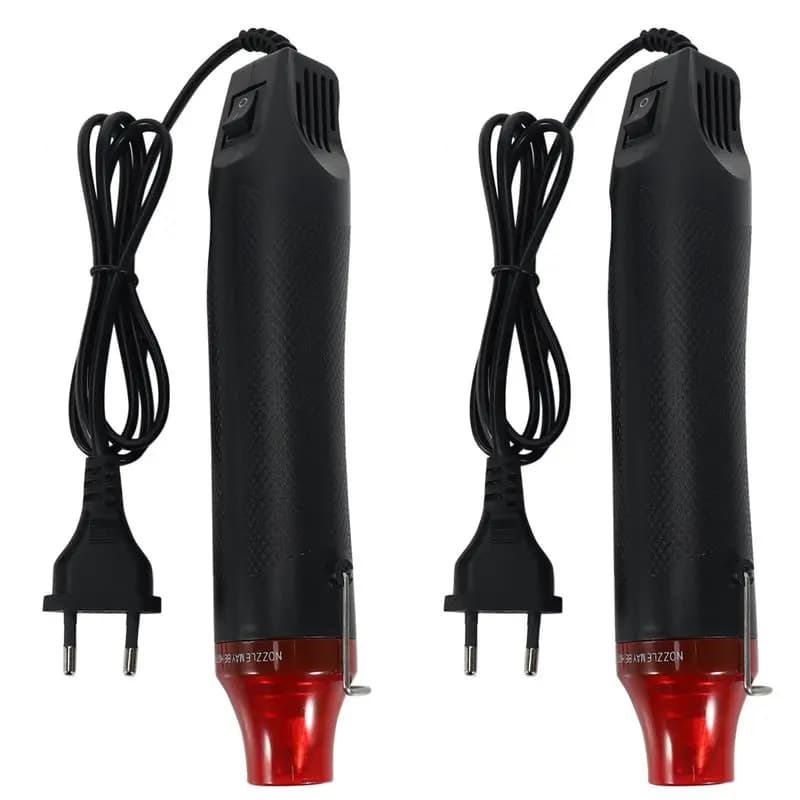 Pistola ad aria calda mini A98E-2X con spina EU 220V 300W per fai da te, ideale per termoretraibili e asciugatura